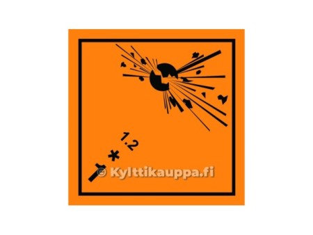 Rajahtava 1.2 -kyltti tai tarra - Kylttikauppa.fi